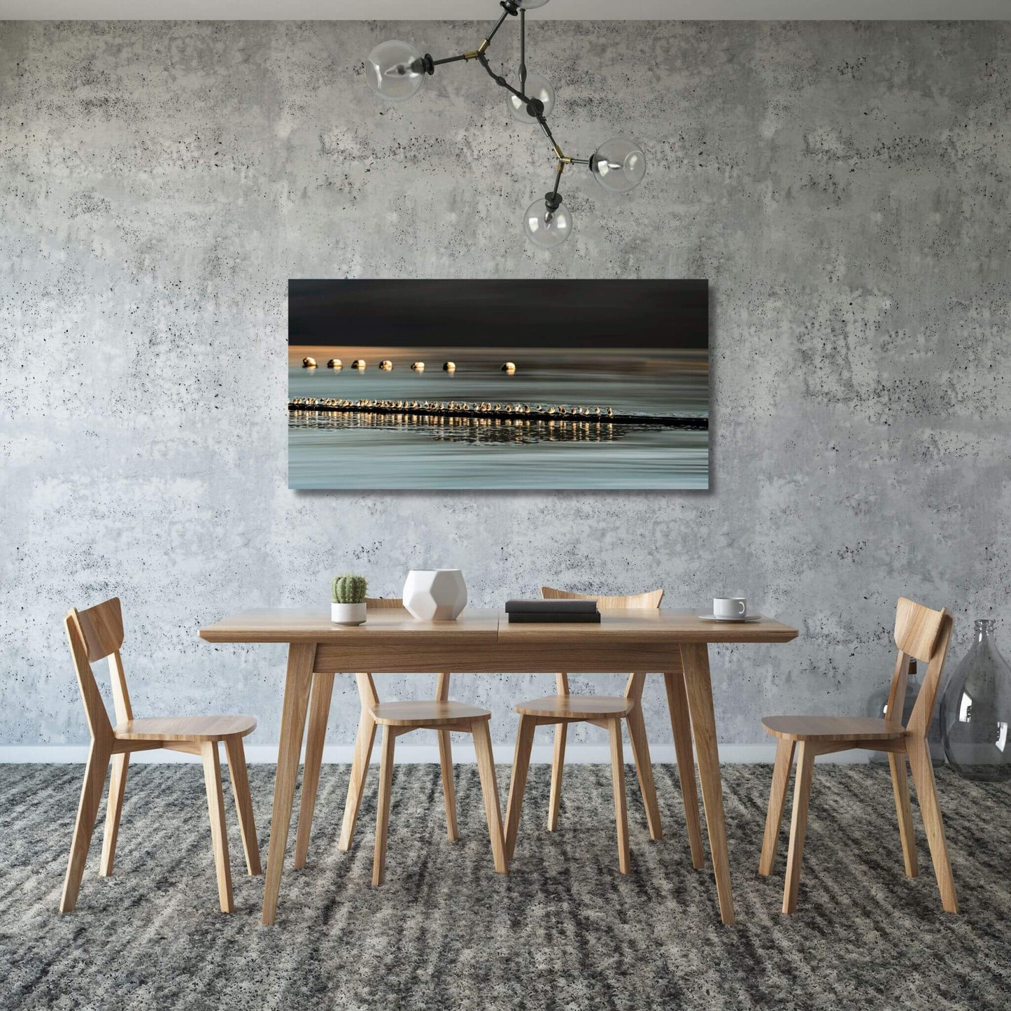 Photo d'art pour la décoration d'une salle à manger