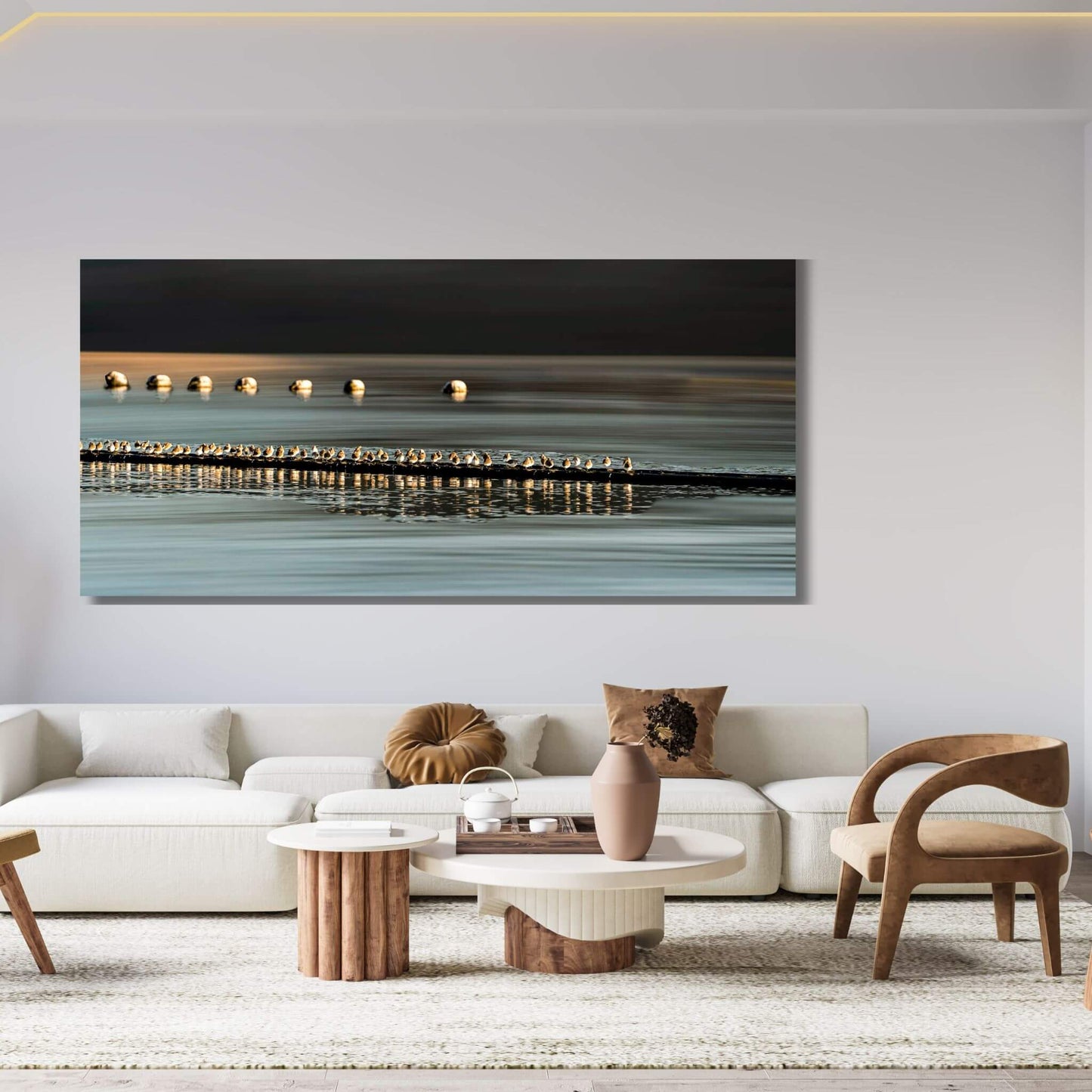 Tirage d'art paysage marin pour décorer un salon