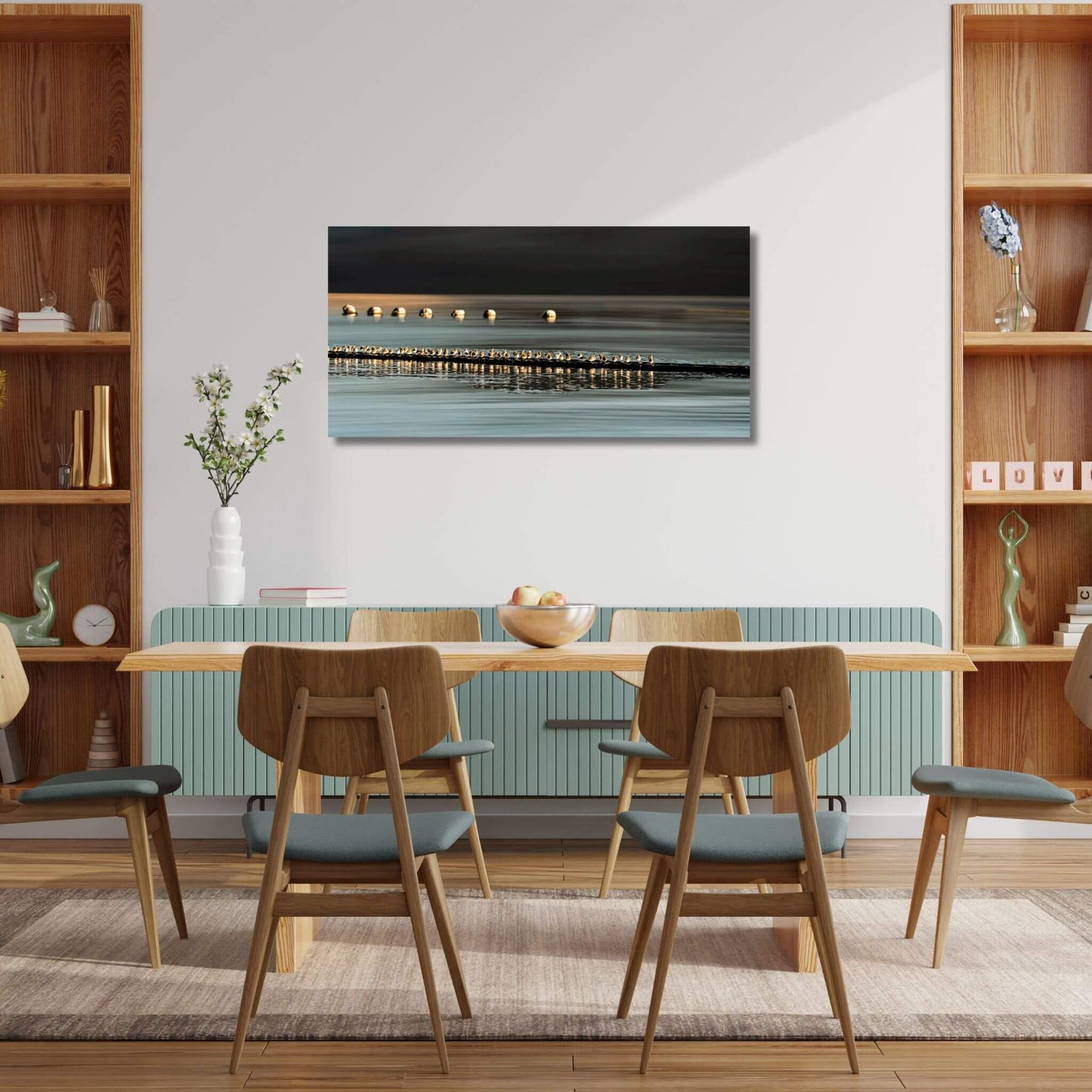 Photo d'art pour la décoration d'une salle à manger