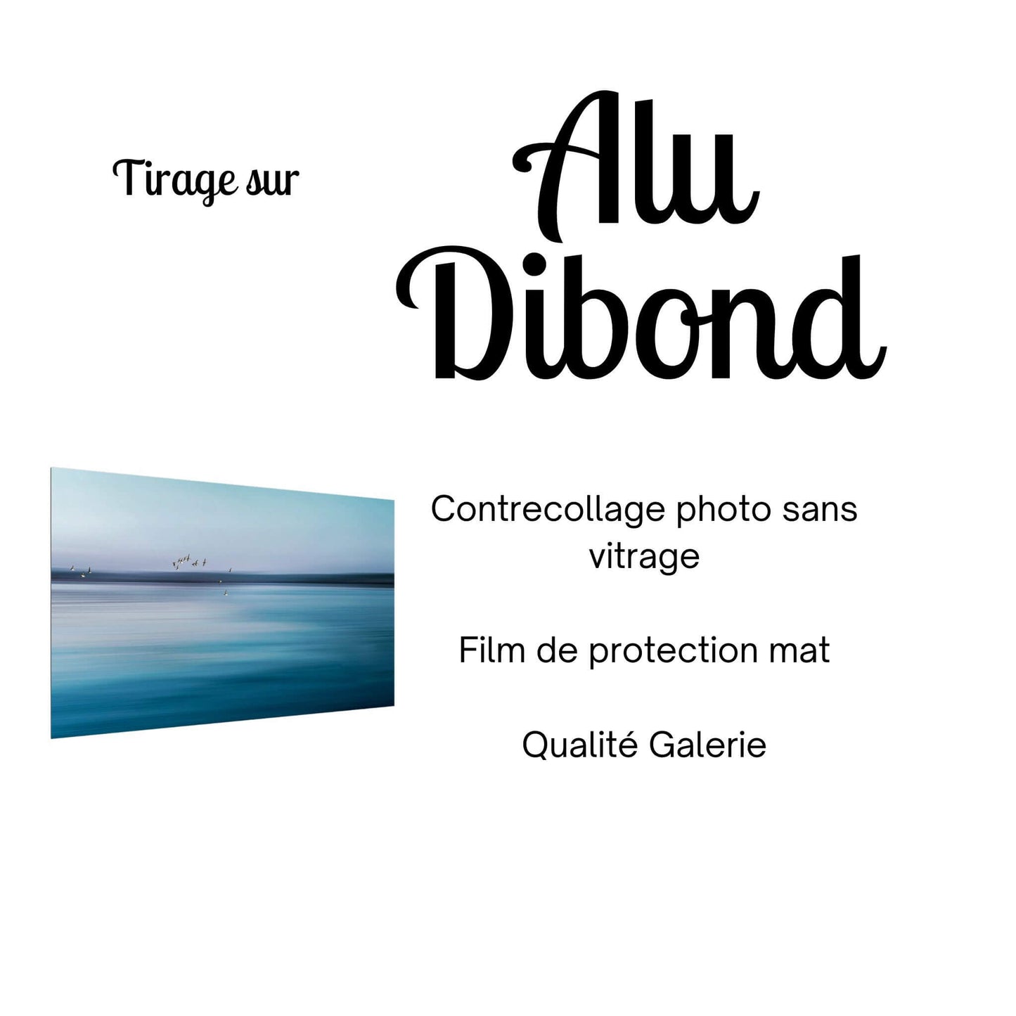 Informations sur le tirage des oeuvres sur alu dibond