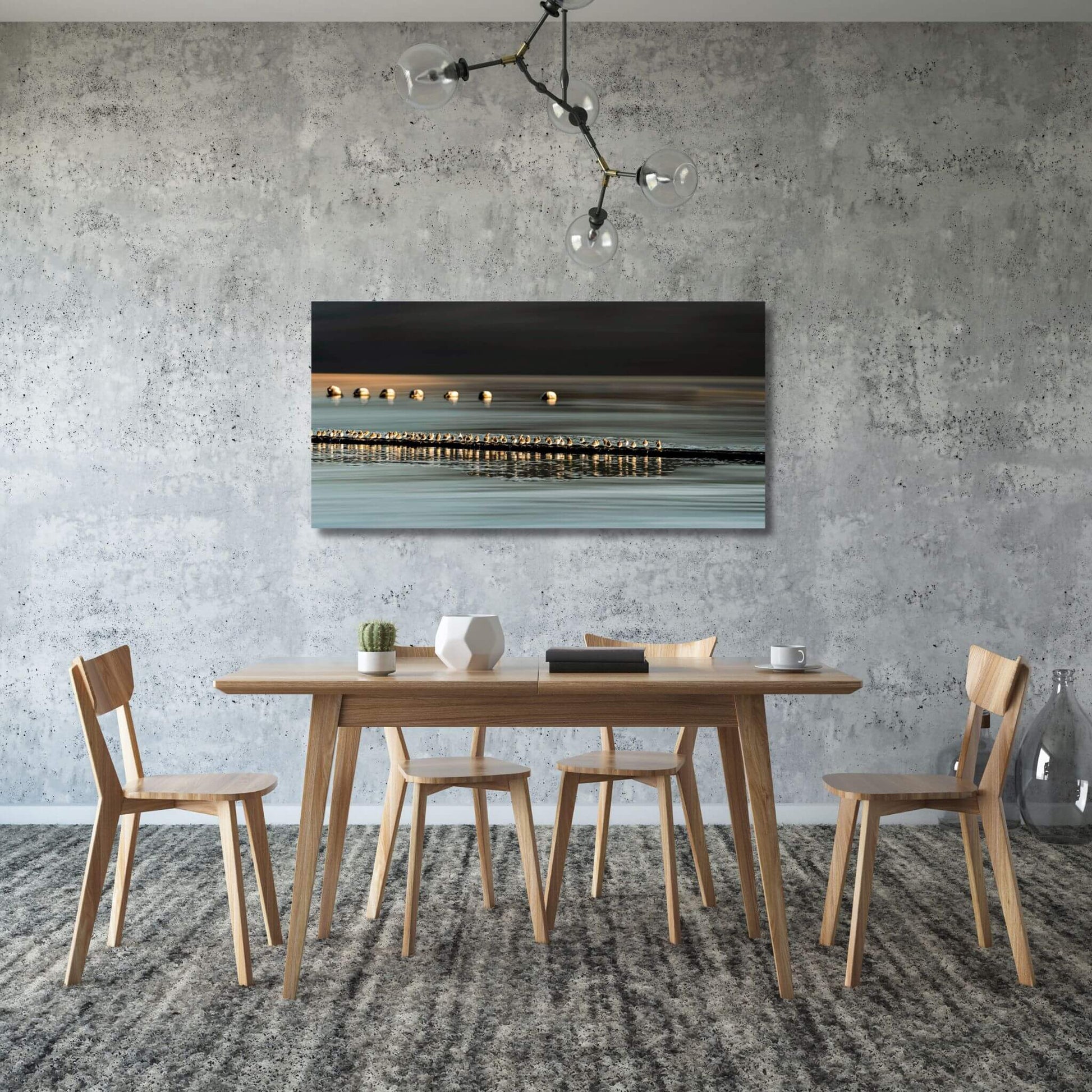 Photo d'art pour la décoration d'une salle à manger