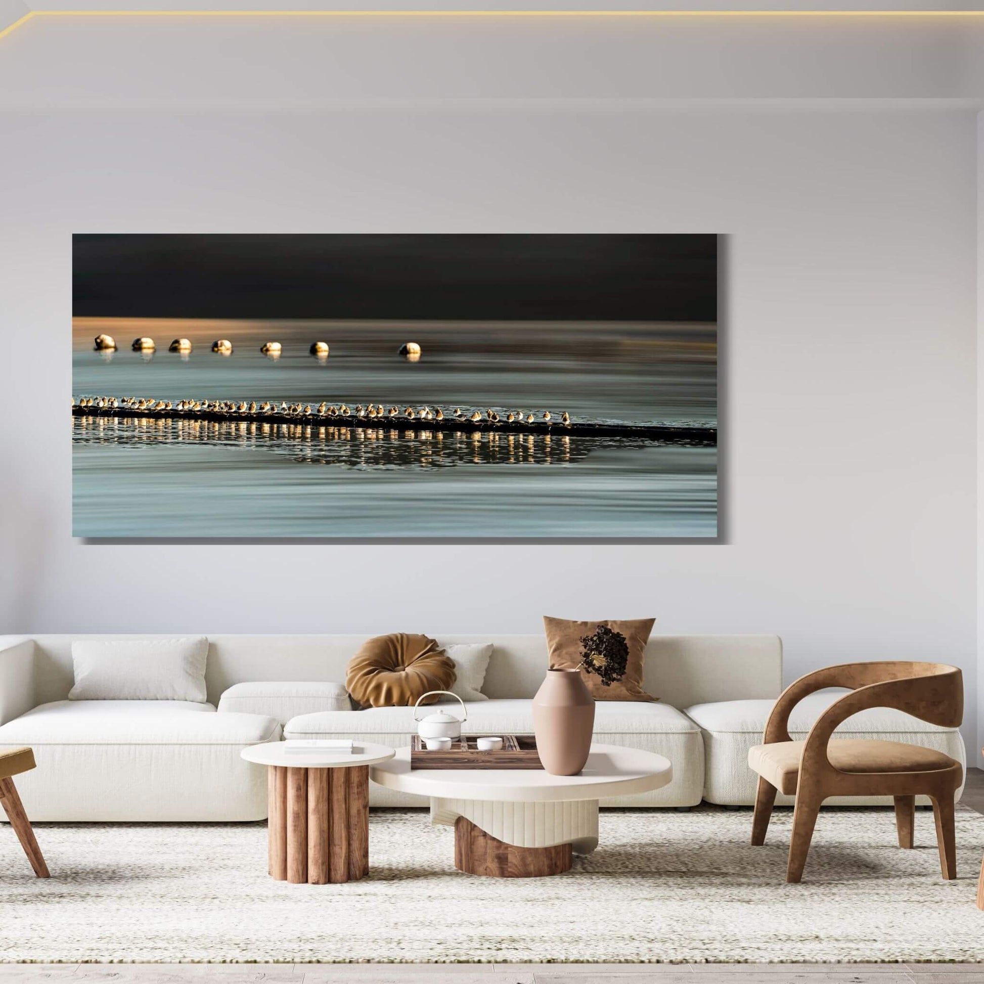 Tirage d'art paysage marin pour décorer un salon