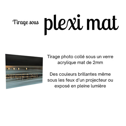 Info tirage photo collé sous verre
